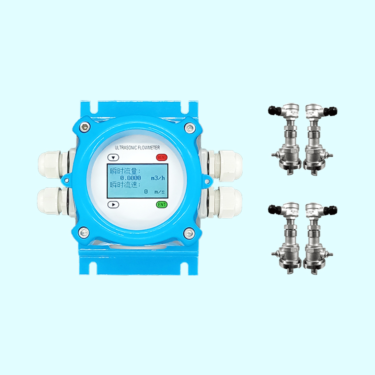 雙聲道電池供電IP68型超聲波流量計插入式