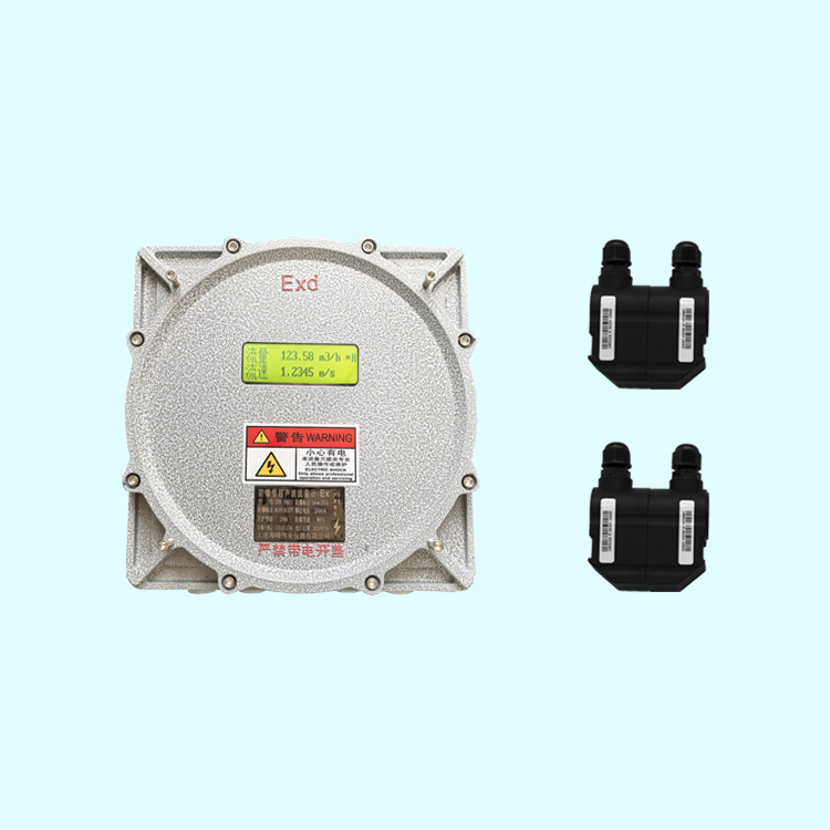 雙聲道防爆外夾式超聲波流量計CT6