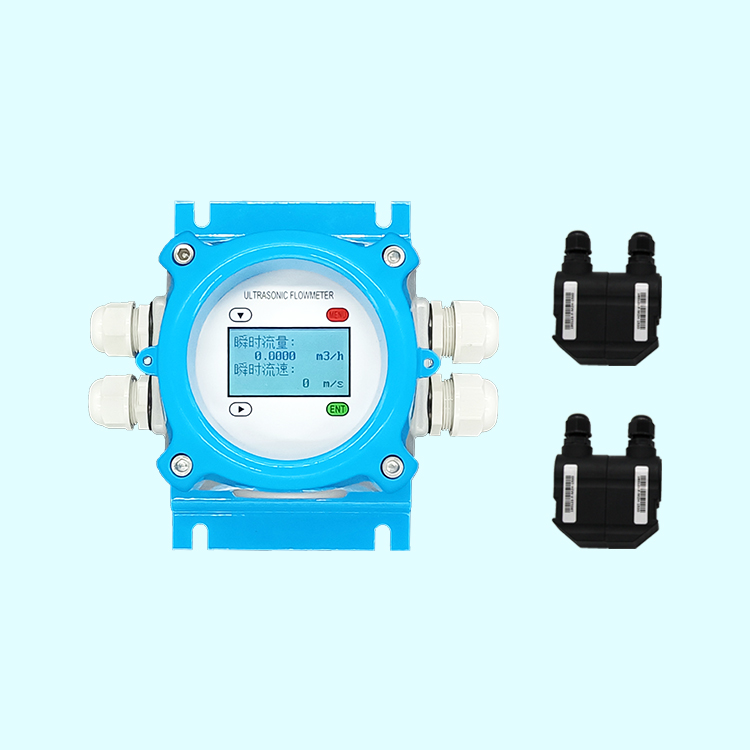 雙聲道電池供電IP68型超聲波流量計外夾式