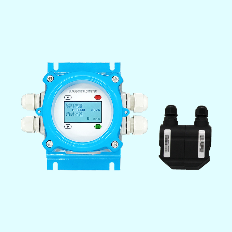 單聲道電池供電IP68型超聲波流量計外夾式